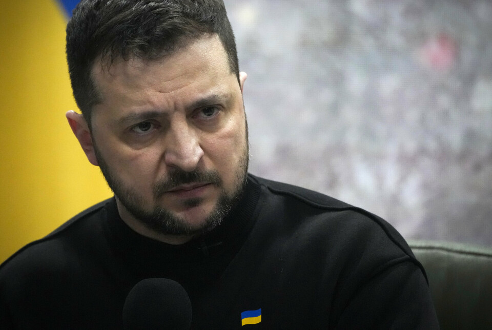 SIER OPP: Volodymyr Zelenskyj har sagt opp flere personer fra ledende stillinger i sikkerhetstjenesten, ifølge TV-kanalen TSN.