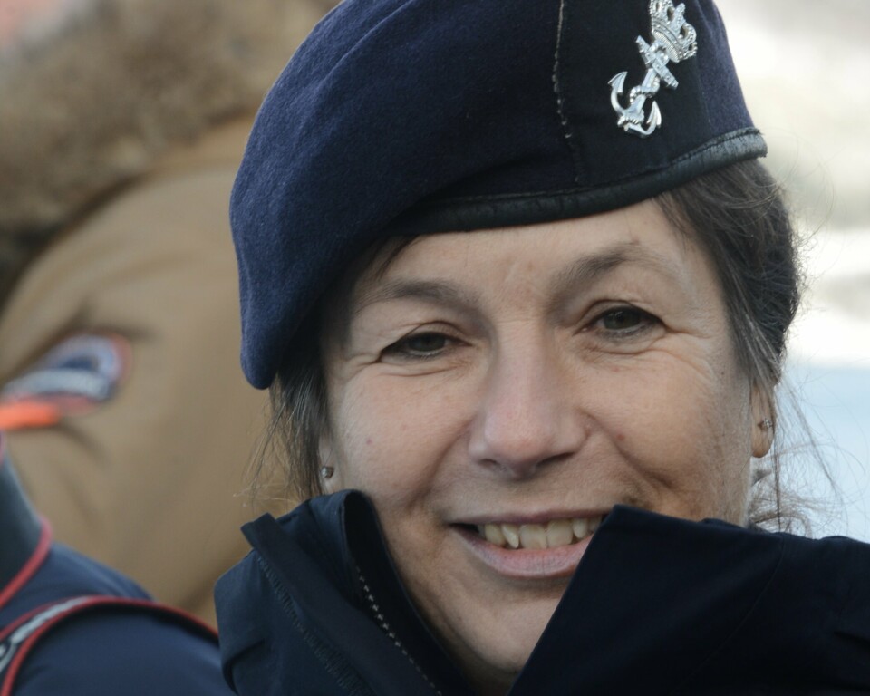 SJEF: Flaggkommandør Jeanette Morang er sjef for Natos JEF innsatsstyrke på øvelsen.