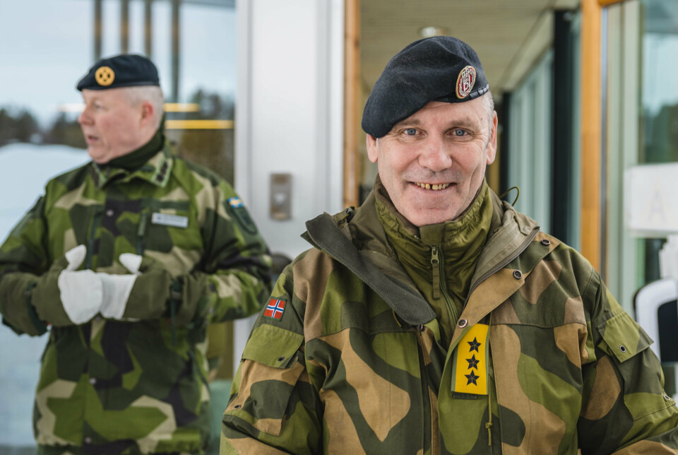 GÅR AV: Generalløytnant Yngve Odlo nærmer seg avgang for aldersgrensen i Forsvaret. Her er han under øvelse Joint Viking tidligere i år.