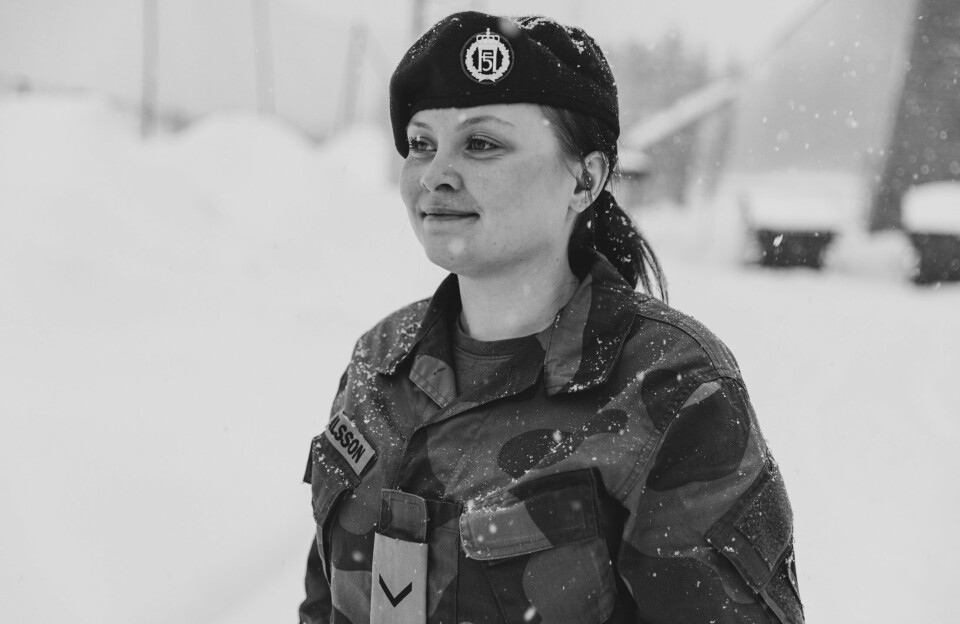 FOTOGRAF: Synne Nilsson jobber i Hærens Combat media team.