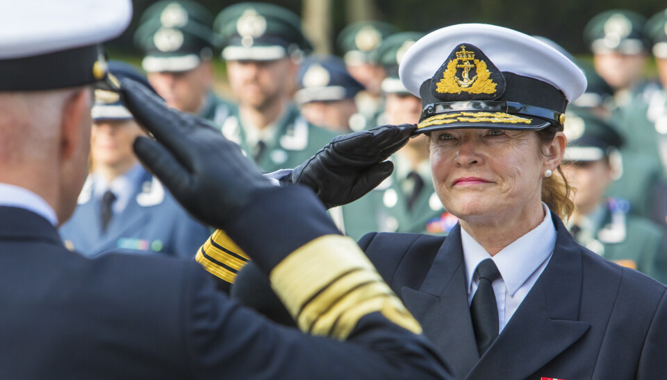 VISEADMIRAL: Elisabeth Natvig ble i 2019 sjef for Forsvarsstaben (FST), og ble med det Forsvarets første kvinnelige trestjerners admiral.