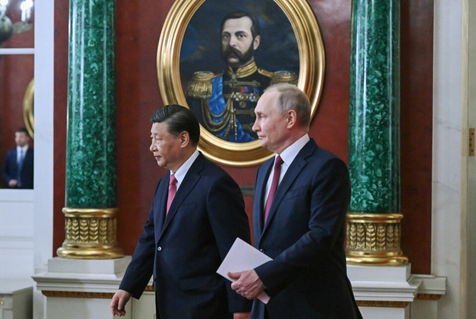 BESØK: Russlands president Vladimir Putin har denne uka besøk av Kinas president Xi Jinping.