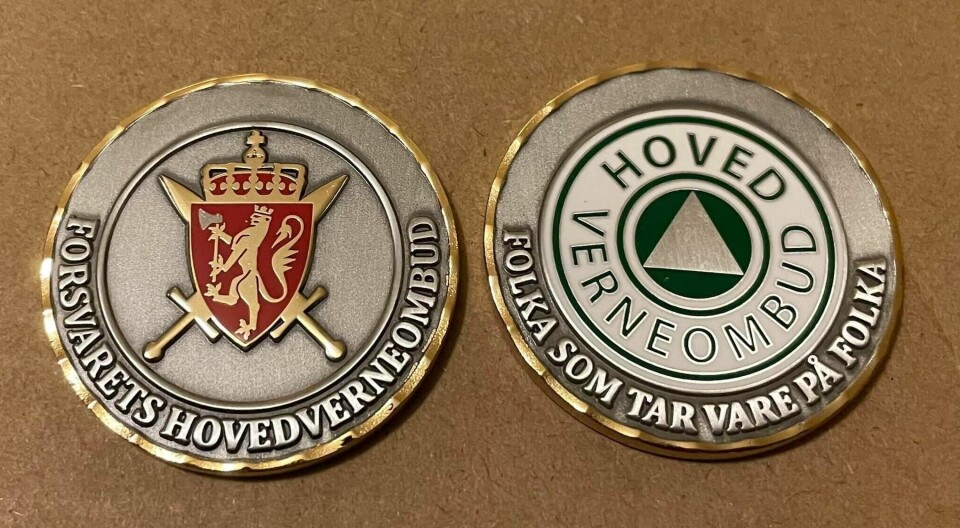 UTMERKELSE: Den nye coinen til hovedverneombudet skal gjøre stas på dem som gjør en ekstra innsats for arbeidsmiljøet.