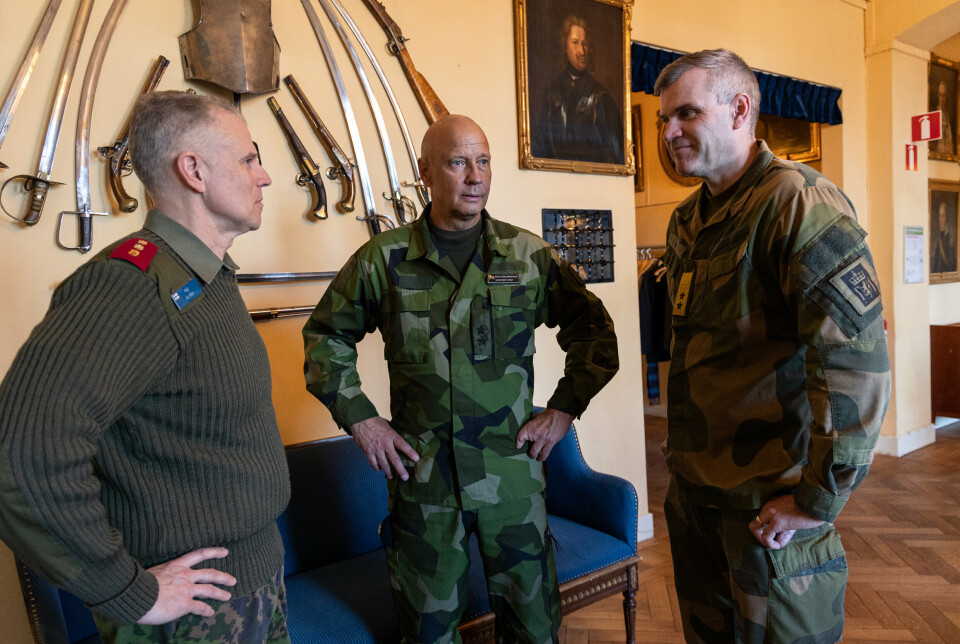 MØTES JEVNLIG: Denne gangen snakket de nordiske generalene om Ukraina, sitt eget samarbeid og fremtidige øvelser.