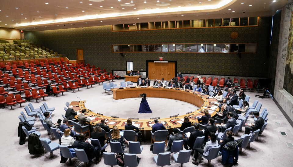 FORMANNSKAP: Russland har i april formannskapet i FNs sikkerhetsråd.