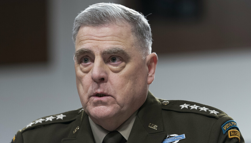 INGEN SEIER: USAs forsvarssjef, general Mark Milley, tror ikke Ukraina vil lykkes med å drive de russiske styrkene ut av landet i år.