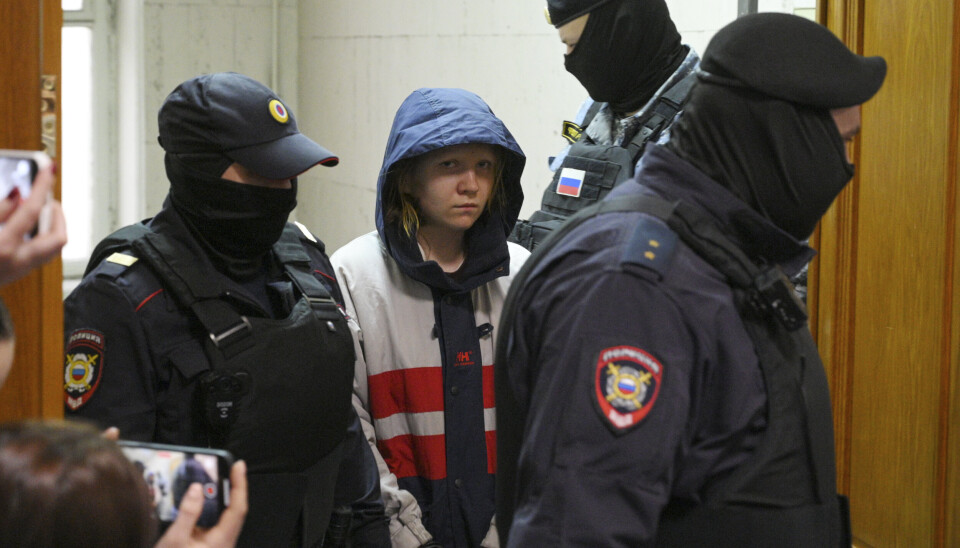 SIKTET: Darja Trepova fra St. Petersburg er siktet for bombingen av en kafé i byen.