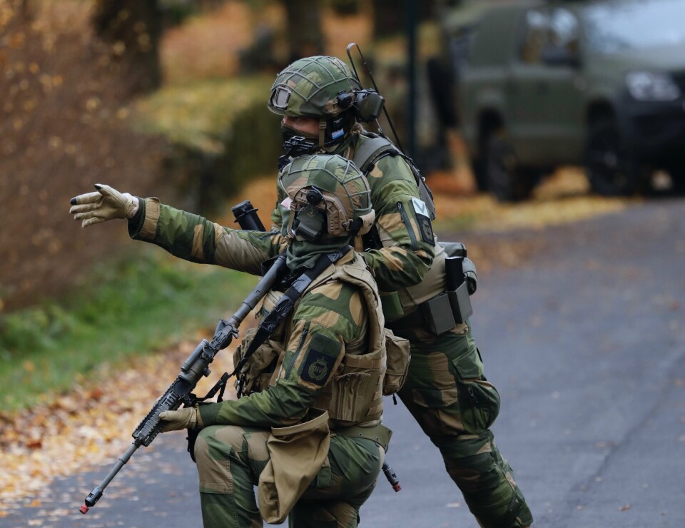 HEIMEVERNET: Soldater fra Innsatsstyrke Gunnerside under en øvelse i 2022. Illustrasjonsfoto.