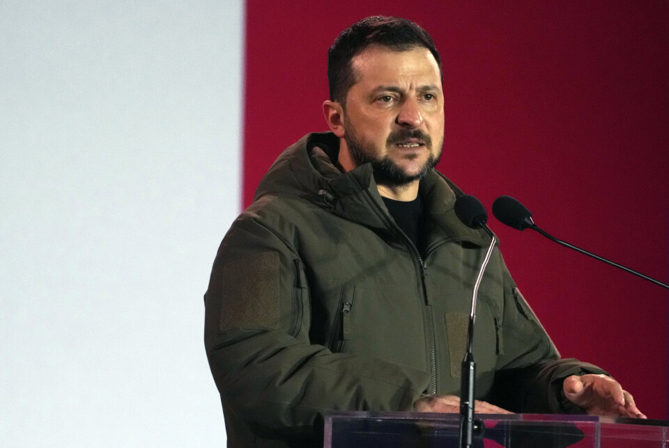 OMTALES: Samtaler mellom Ukrainas president Volodymyr Zelenskyj og andre ukrainske embetsfolk er blant det som skal ligge i dokumentene.