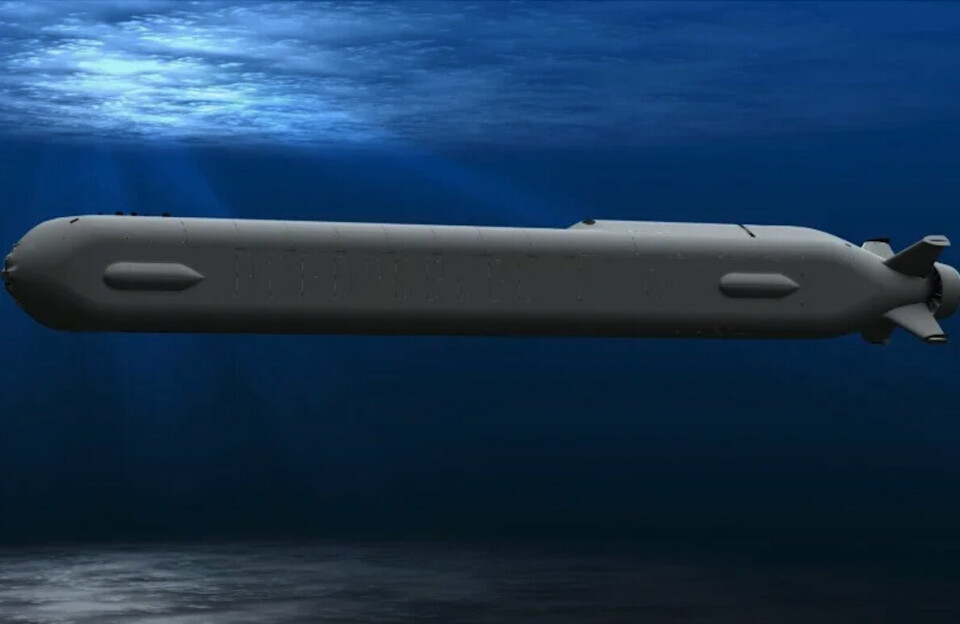 UNDERVANN: Boeing utvikler undervannsdronen Orca.