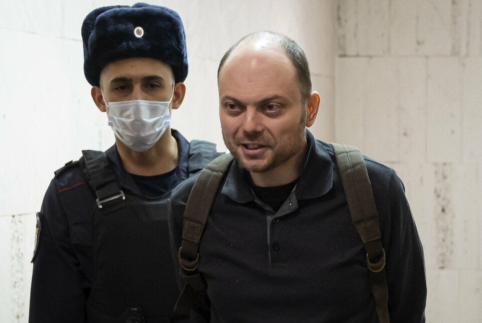 DØMT: Den russiske aktivisten Vladimir Kara-Murza er dømt til 25 års fengsel for å ha kritisert Russlands krigføring i Ukraina.