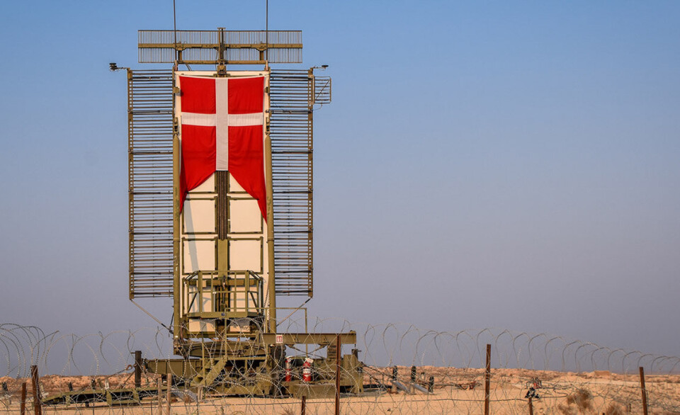 RADAR: Denne radaren var utplassert på Ain Al Assad-basen i Anbar-provinsen i Irak mellom 2016 og 2019, og sørget for å dekke et hull i overvåkningen av luftrommet i Irak.