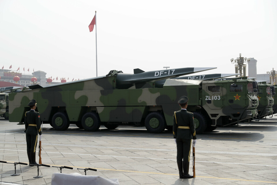 MISSILER: Kina ruster kraftig opp og satser også sterkt på å modernisere og utvide sitt arsenal av atomvåpen og leveringsplattformer som interkontinentale raketter og ubåter.