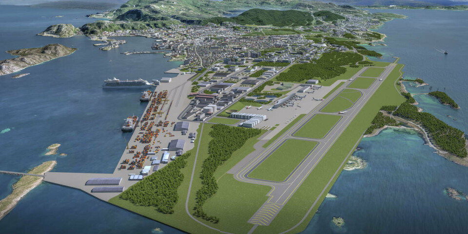 FLYTTES: Samarbeidsavtalen mellom Forsvarsbygg, Avinor og Bodø kommune, om å samarbeide om flyttinga av Bodø lufthavn, ble signert i 2018.