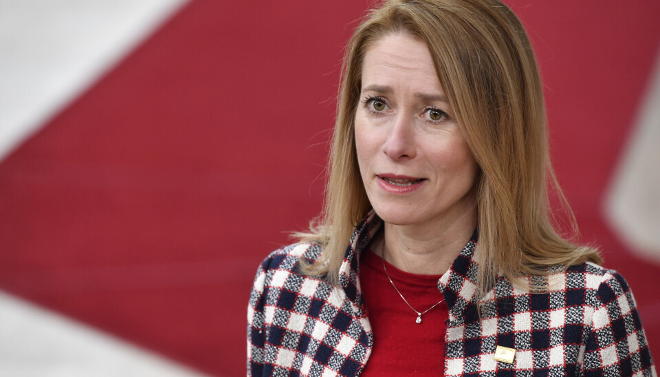 STØTTESPILLER: Estlands statsminister Kaja Kallas er kjent som en av Ukrainas fremste støttespillere.