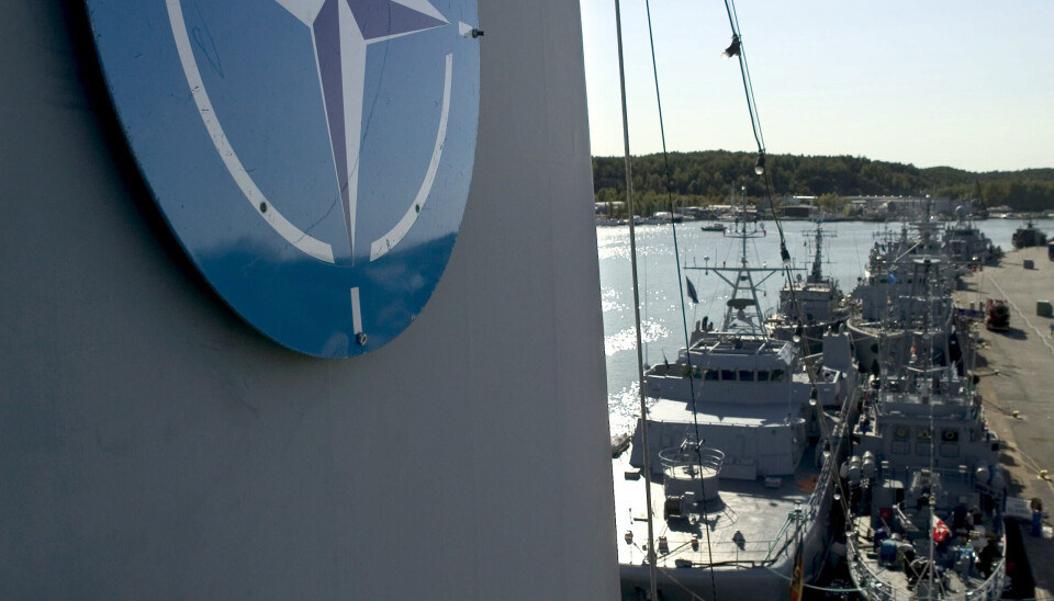 TURKU: En minefartøy-gruppe fra Nato ved kai i Turku i Finland sommeren 2014.