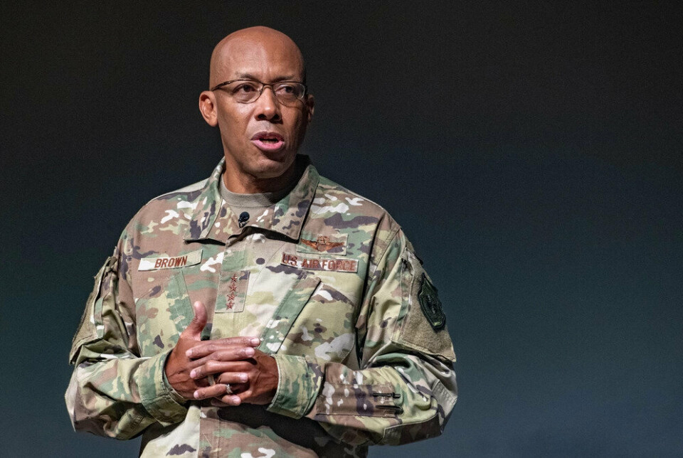 RYKKER OPP: General Charles Q. Brown blir USAs nye forsvarssjef. Her er han avbildet i 2020.