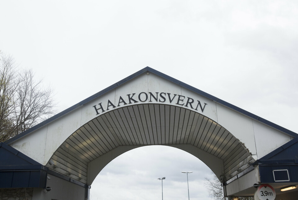 LEKKASJE: Fredag morgen ble det meldt om en ammoniakklekkasjep å Haakonsvern.