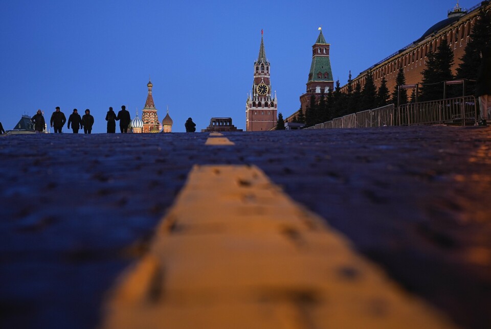 MOSKVA: Den røde plass i Moskva. Den russiske hovedstaden skal ha blitt utsatt for et droneangrep.