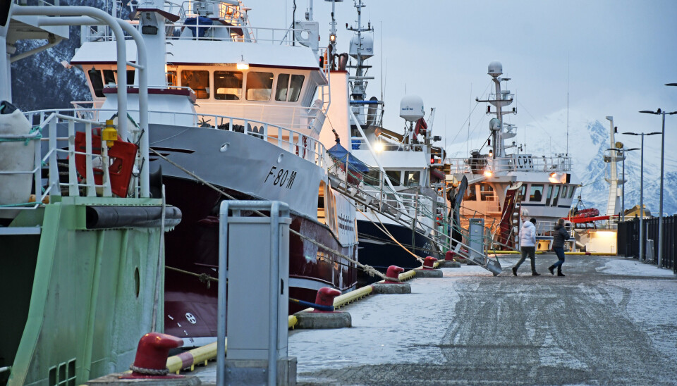TROMSØ: Byens havn fotografert i januar 2021. Illustrasjonsfoto.