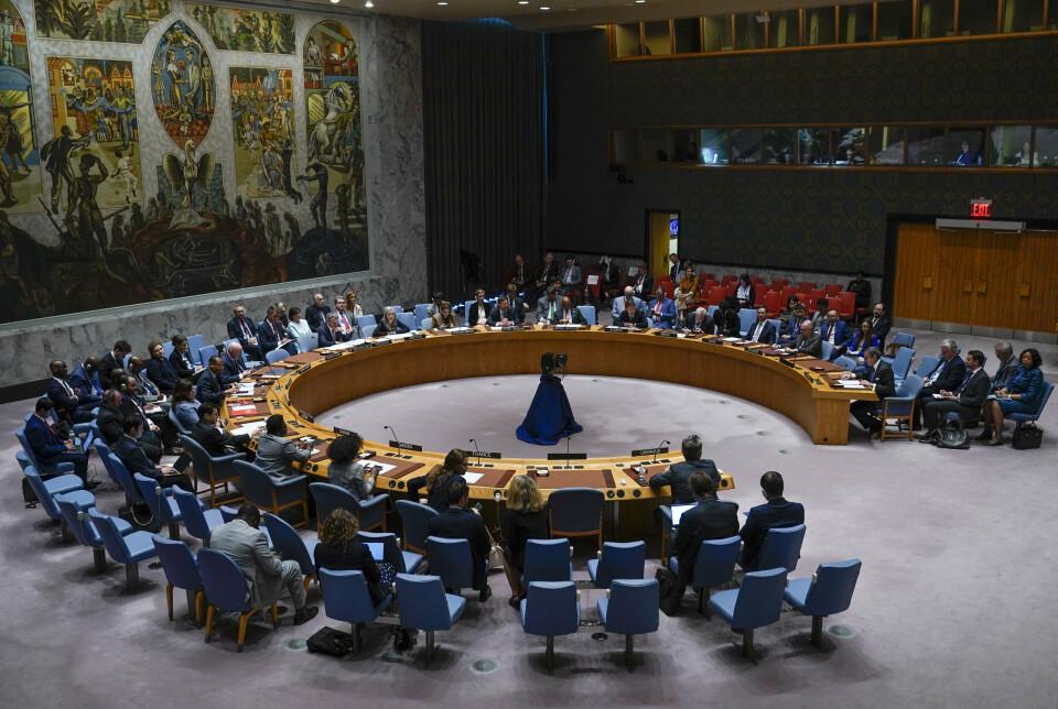 VALG: Sikkerhetsrådet under et møte i FNs hovedkvarter i New York, 30. mai i år.
