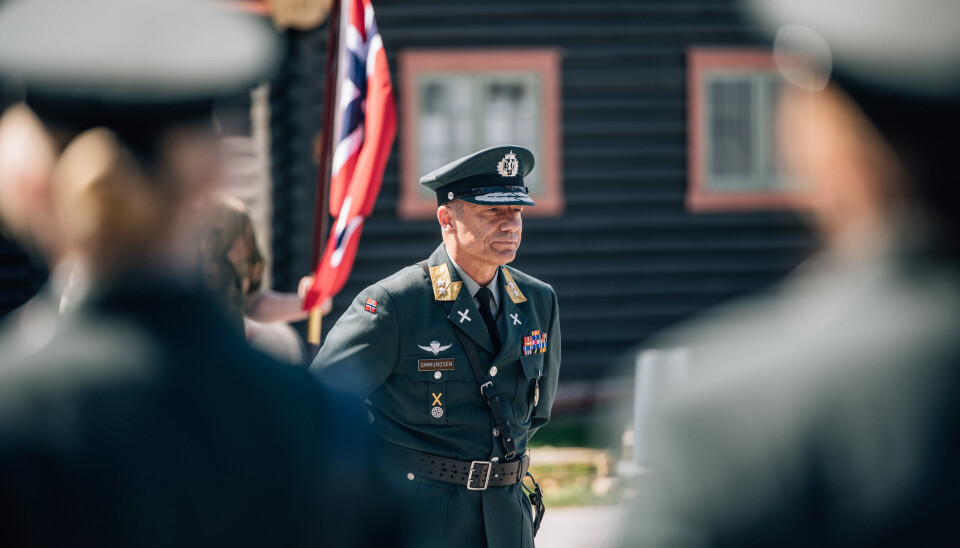 SKIFTE: Frode Ommundsen tok over som sjef for Heimevernet 12. juni 2023.