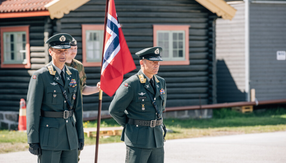 SKIFTE: Frode Ommundsen tok over som sjef for Heimevernet 12. juni 2023.