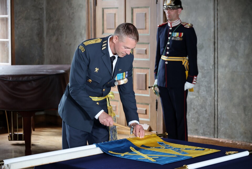 NY JOBB: Jonny Lindfors fra Kiruna er Sveriges nye hærsjef. Han har tidligere tjenestegjort i både Kosovo og Afghanistan.