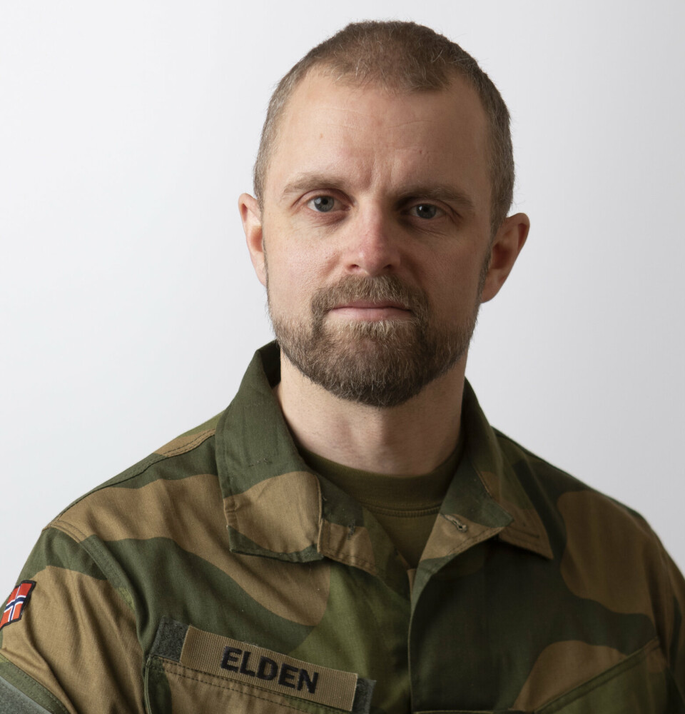 OBERSTLØYTNANT: Erik Elden jobber på Hærens skole for taktikk og operasjoner.