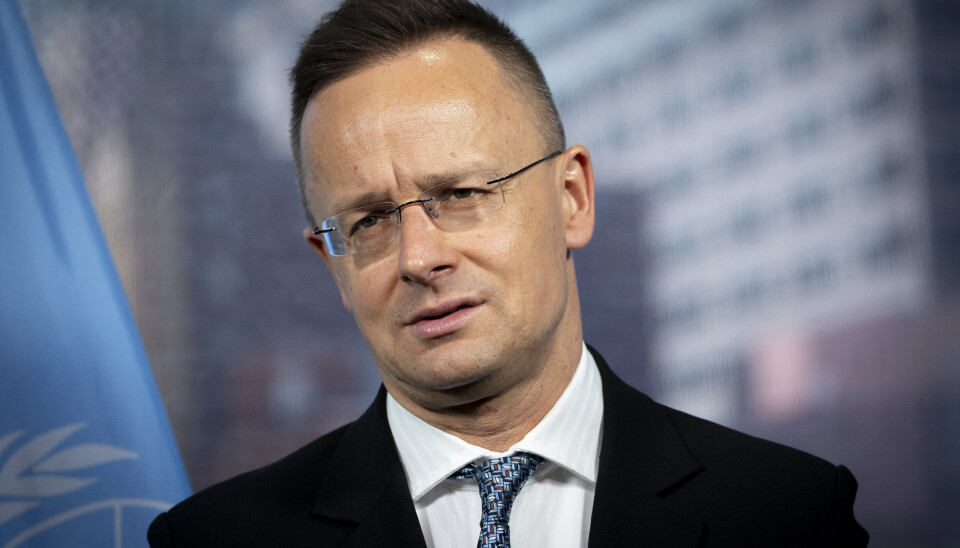 VIL STØTTE: Peter Szijjarto er utenriksminister i Ungarn.