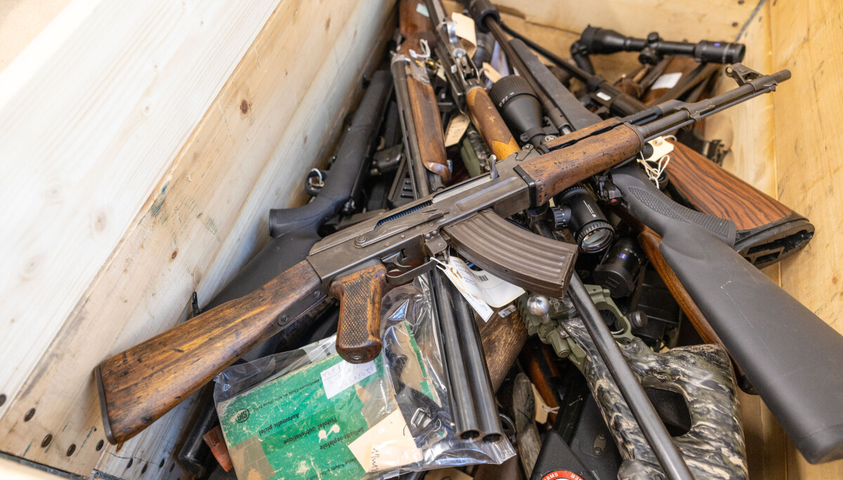 Våpenamnestiet: Maskingevær, pistoler og én bombekaster