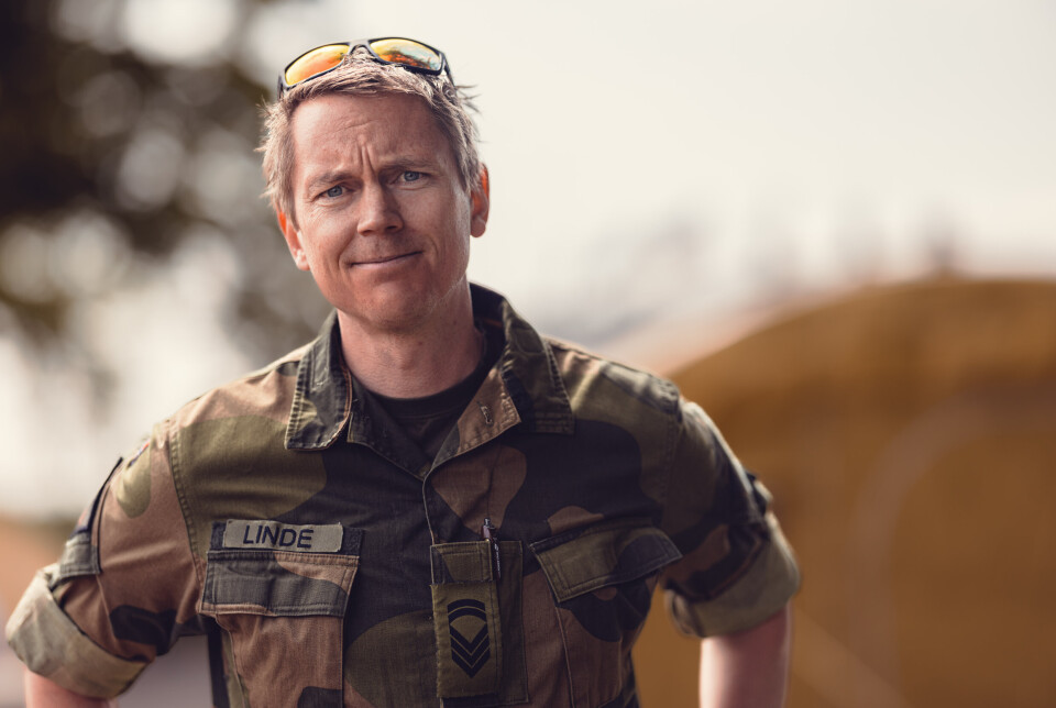 VELFERD: Eirik Linde jobber ved Logistikkskolen.