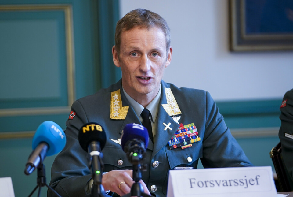NORD: Forsvarssjef Eirik Kristoffersen ønsker en fremskutt Nato-kommando i Bodø.