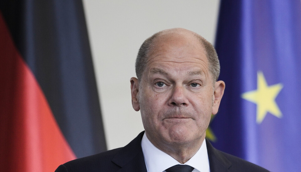 FORSVARSLØFT: Tysklands forbundskansler Olaf Scholz.