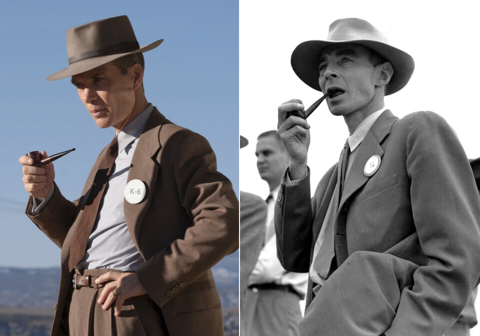 SPILLER ATOMBOMBENS FAR: Irske Cillian Murphy (t.v.) spiller J. Robert Oppenheimer i Christopher Nolans nye storfilm.
