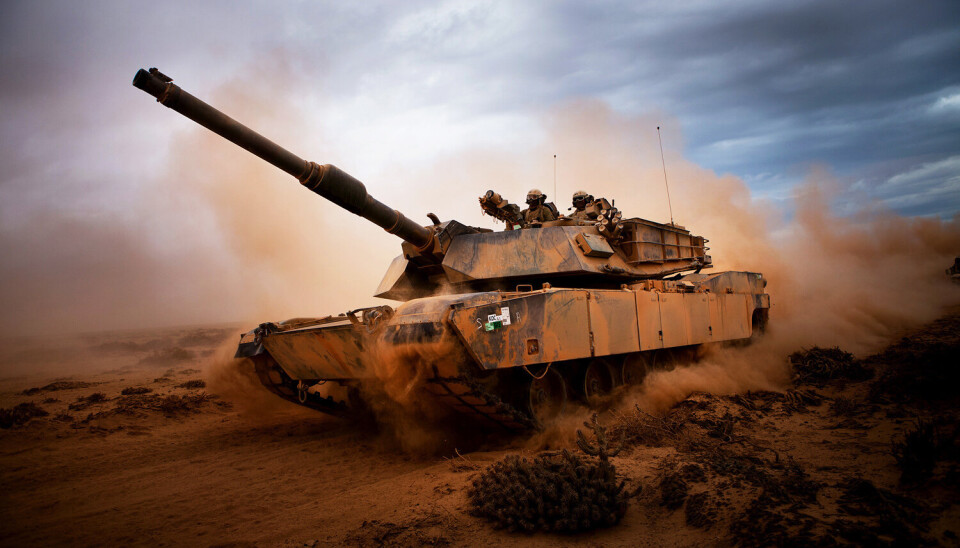 U.S. MARINES: En Abrams M1A1 i Califronia i 2012. Illustrasjonsfoto.
