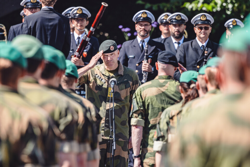 LØSER OPPDRAG: Sjef for Hæren, Lars Lervik, mener det er viktig å få frem at de norske soldatene løser sine oppdrag på en meget godt måte, til tross for enkelte av utfordringene forsvarsombudet trekker frem i sin rapport.