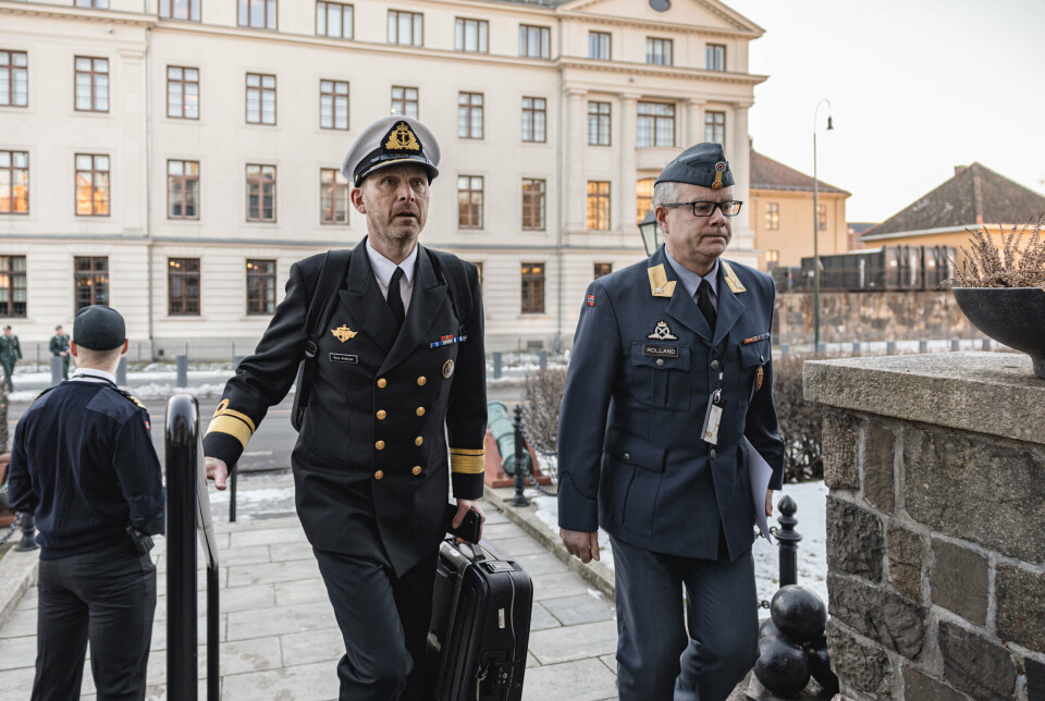 PROBLEM: Både sjef for Sjøforsvaret Rune Andersen (t.v.) og HR- og kompetanseansvarlig Arnt Inge Rolland i Forsvaret har uttalt seg om personellflukt og rerekruttering.