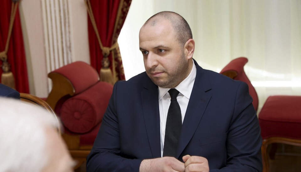 MØTE: Ukrainas forsvarsminister, Rustem Umerov, hadde møte med den amerikanske delegasjonen.