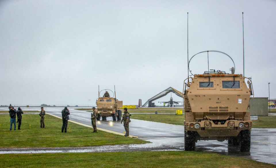 SAMTRENING: Igjen skal amerikanske soldater trene på Bornholm. Bildet er fra 2022, forrige gang USA og Danmark trente sammen på øyen.