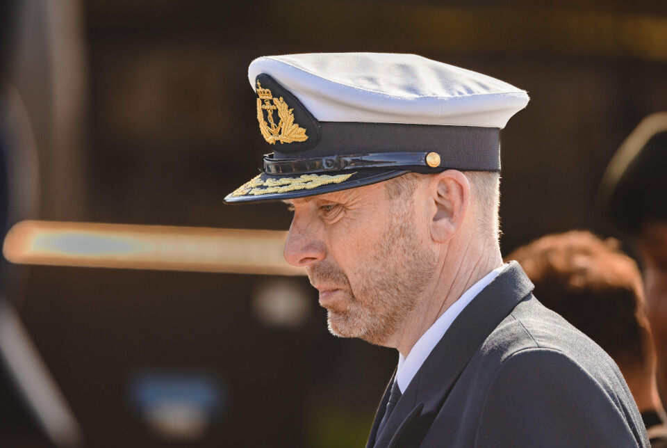 SKAL ERSTATTES: Rune Andersen forlater jobben som sjef for Sjøforsvaret til fordel for sjefsjobben på FOH. Dermed er Sjøforsvaret på utkikk etter en erstatter.