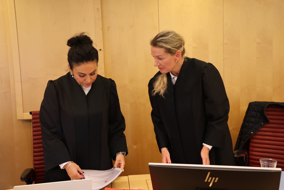 I RETTEN: Bistandsadvokat Charlotte Marie Ringkjøb og aktor Stine Maria Aarnseth.