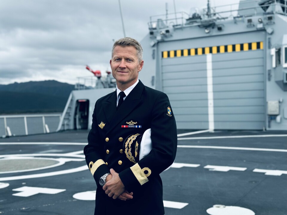 NY JOBB: Oliver Berdal er i dag sjef for Kystvakten. Fredag ble det klart at han tar over som sjef for Sjøforsvaret.