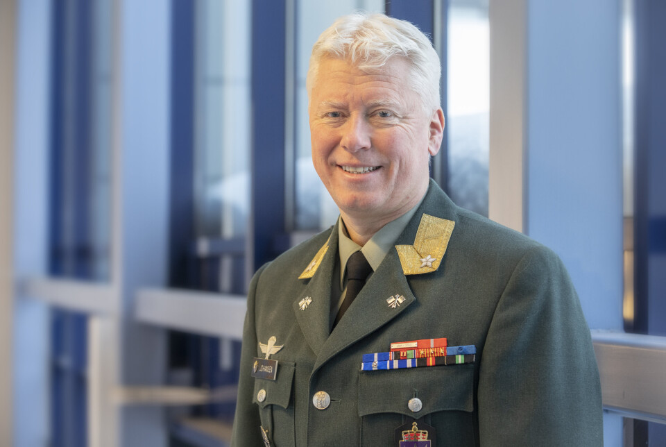 MANGE SØKERE: Sjef for Cyberforsvaret, Halvor Johansen, sier det var hard konkurranse om stillingen.