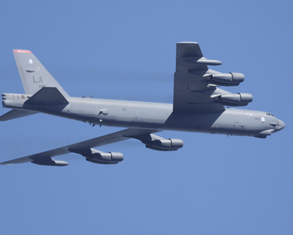 B-52 skal bli eskortert av norske F-35