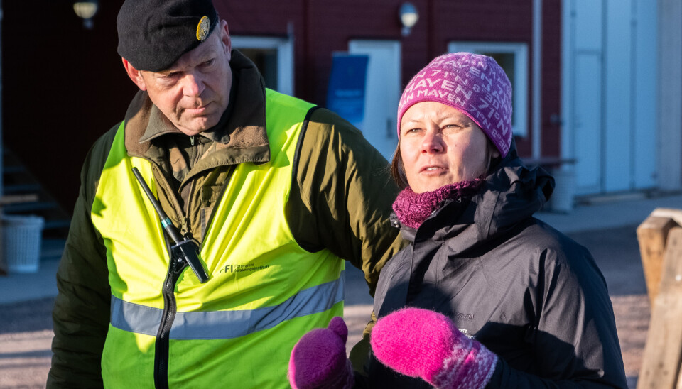 Participating: Lieutenant Colonel Sven Bjerke (TV) and Katrin Megland-Deboad, Head of Research at FFI.