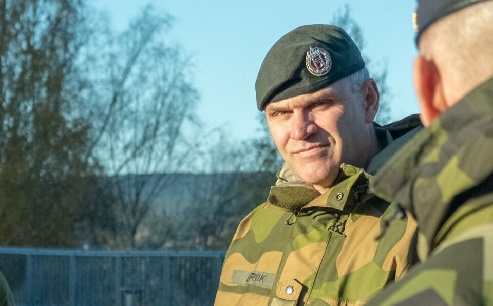 FELLES UTFORDRINGER: Sjef for Hæren, Lars Lervik mener de nordiske landene støter på mange av de samme utfordringene, og da gjelder det å samarbeide for å løse de.