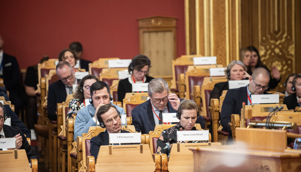 KORT TID: Stoltenberg var i sin tale klar på at Sveriges raske medlemsskap vil, i likhet med Finlands, være historisk.