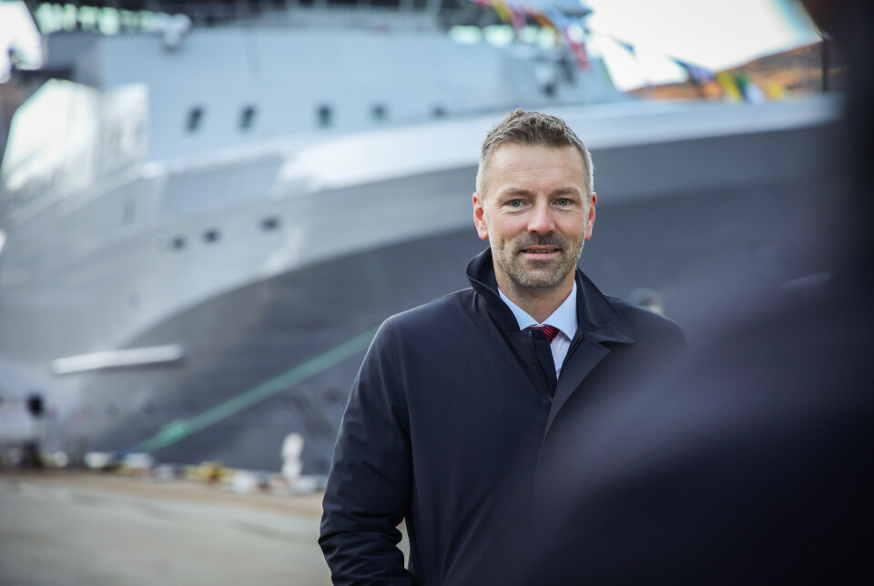 GLAD: Verftsdirektør, Ronny O. Langset synes prosjektet har gått som en drøm.