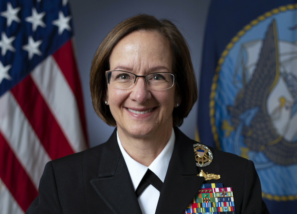 HISTORISK: Admiral Lisa Franchetti blir den første kvinnen i Amerikansk historie til å lede marinens operasjoner.